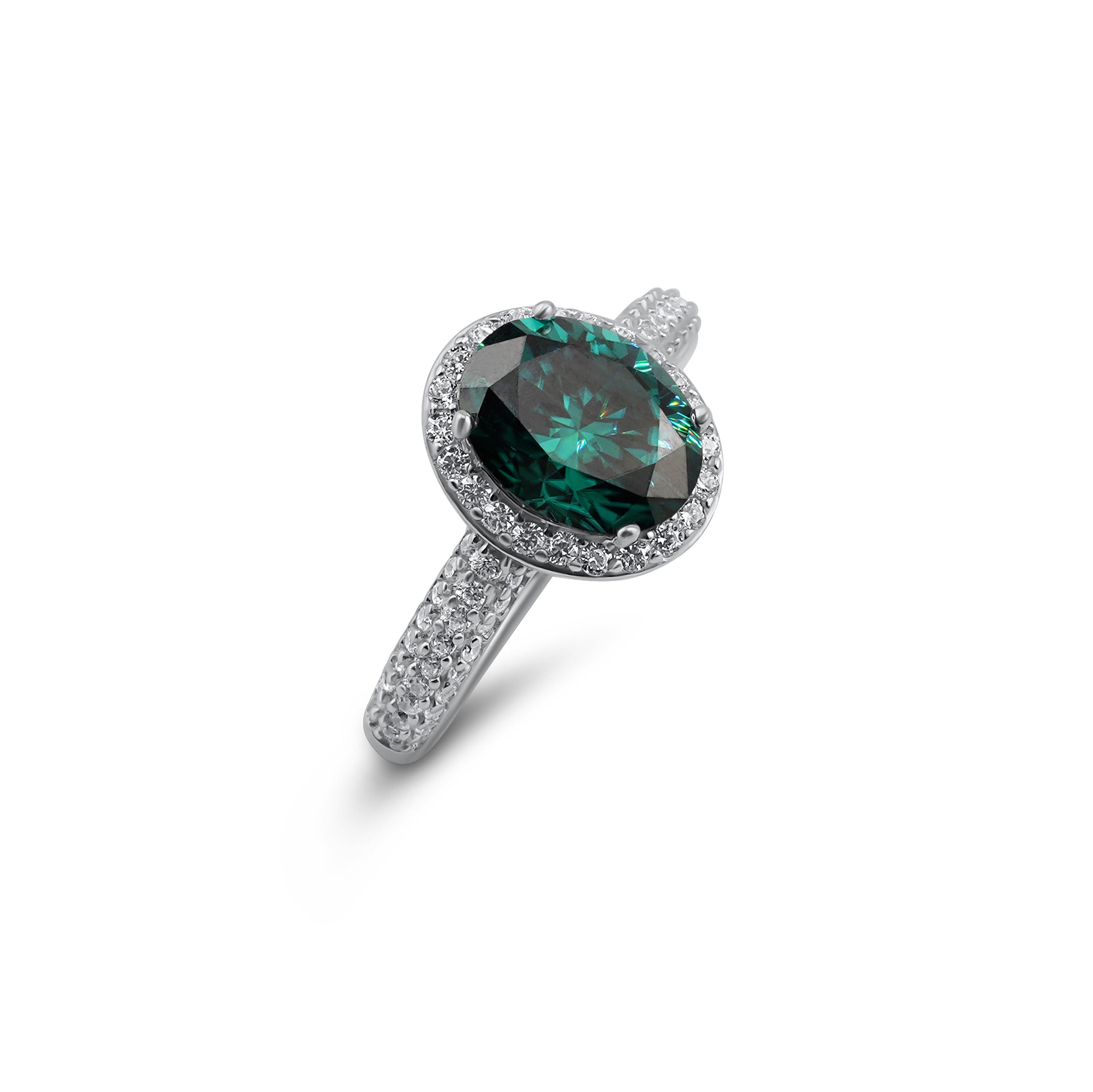 Aura Ring / Moissanit 3.0ct