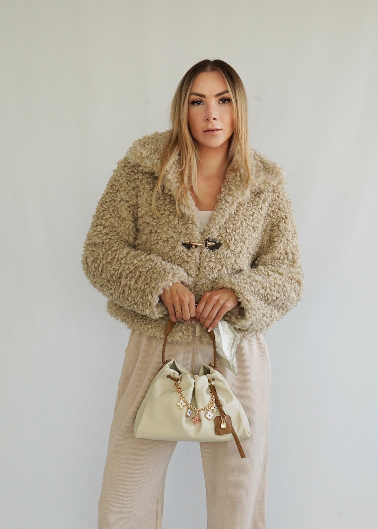 Teddy Crop Jacke