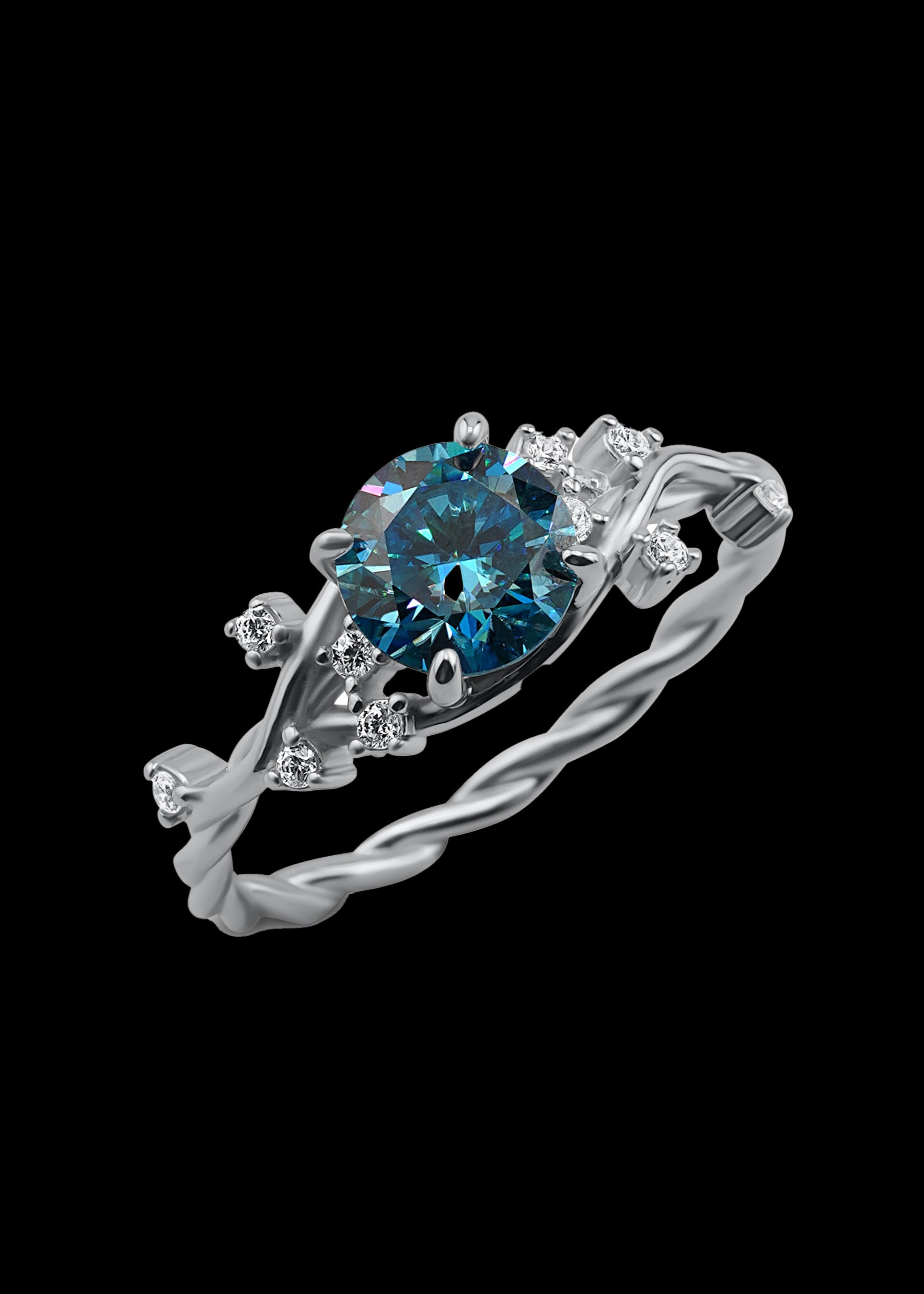 Ella Ring | 2ct Moissanite PINK