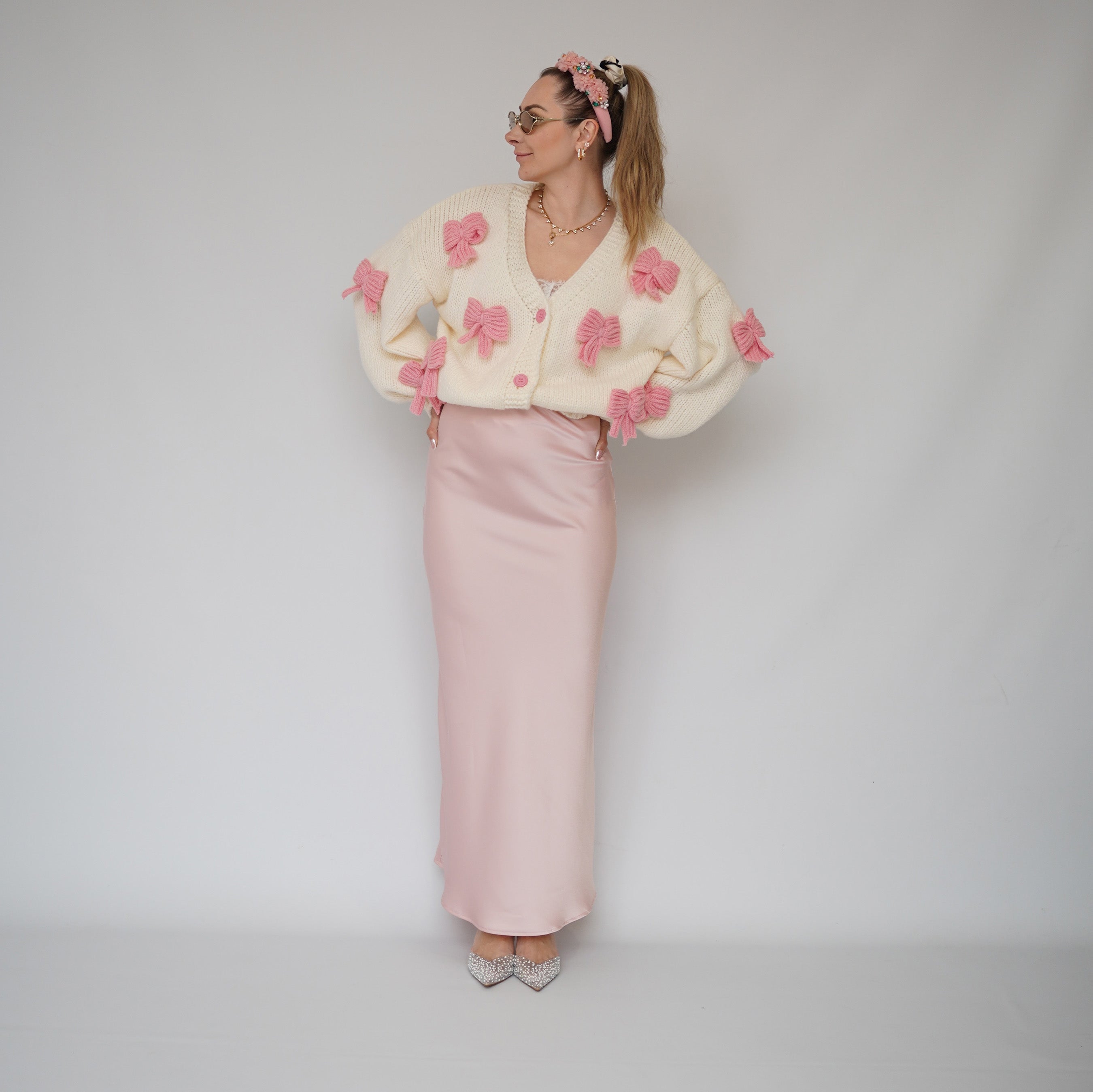 Schleifen Cardigan