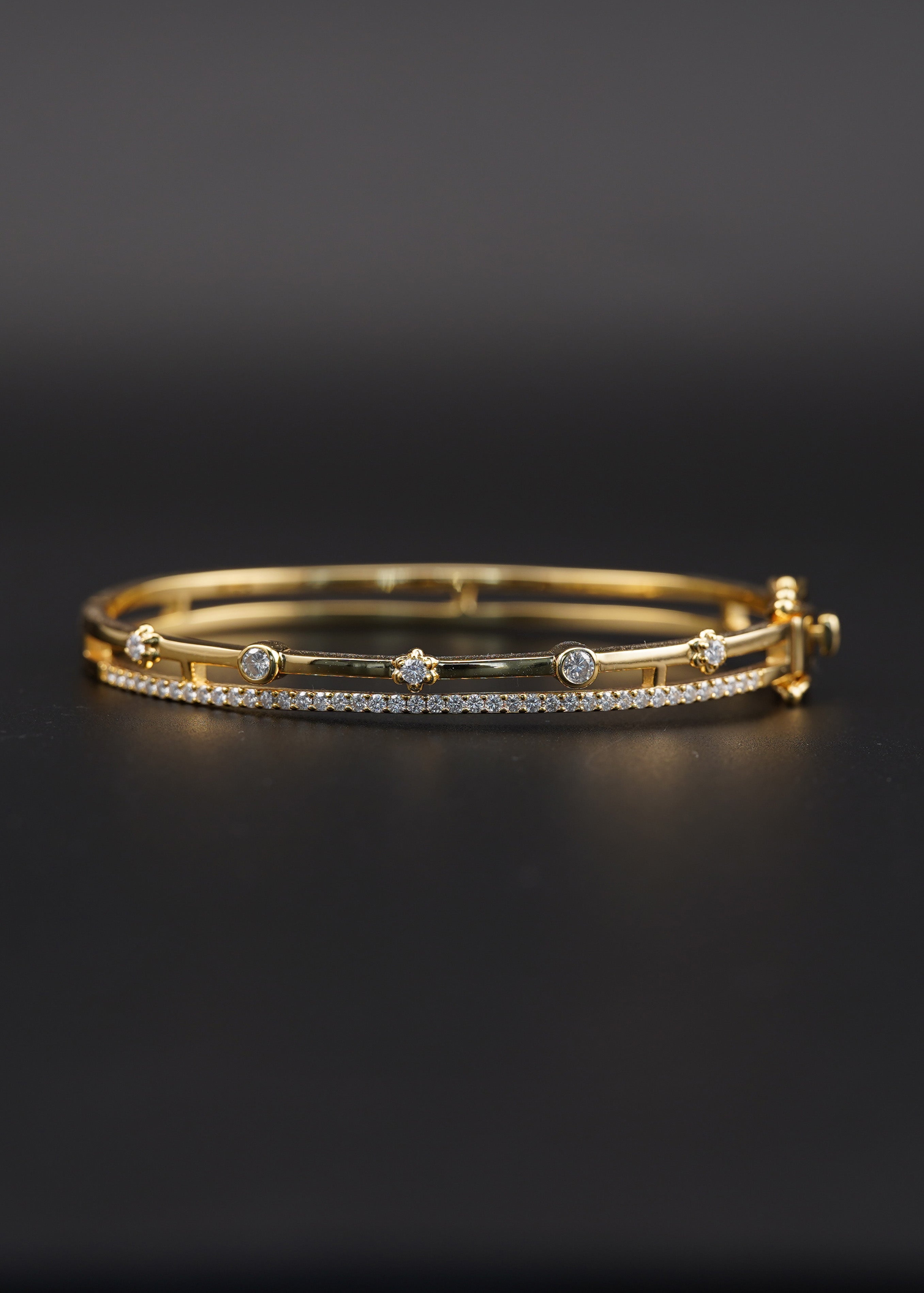Moissanite Armreif