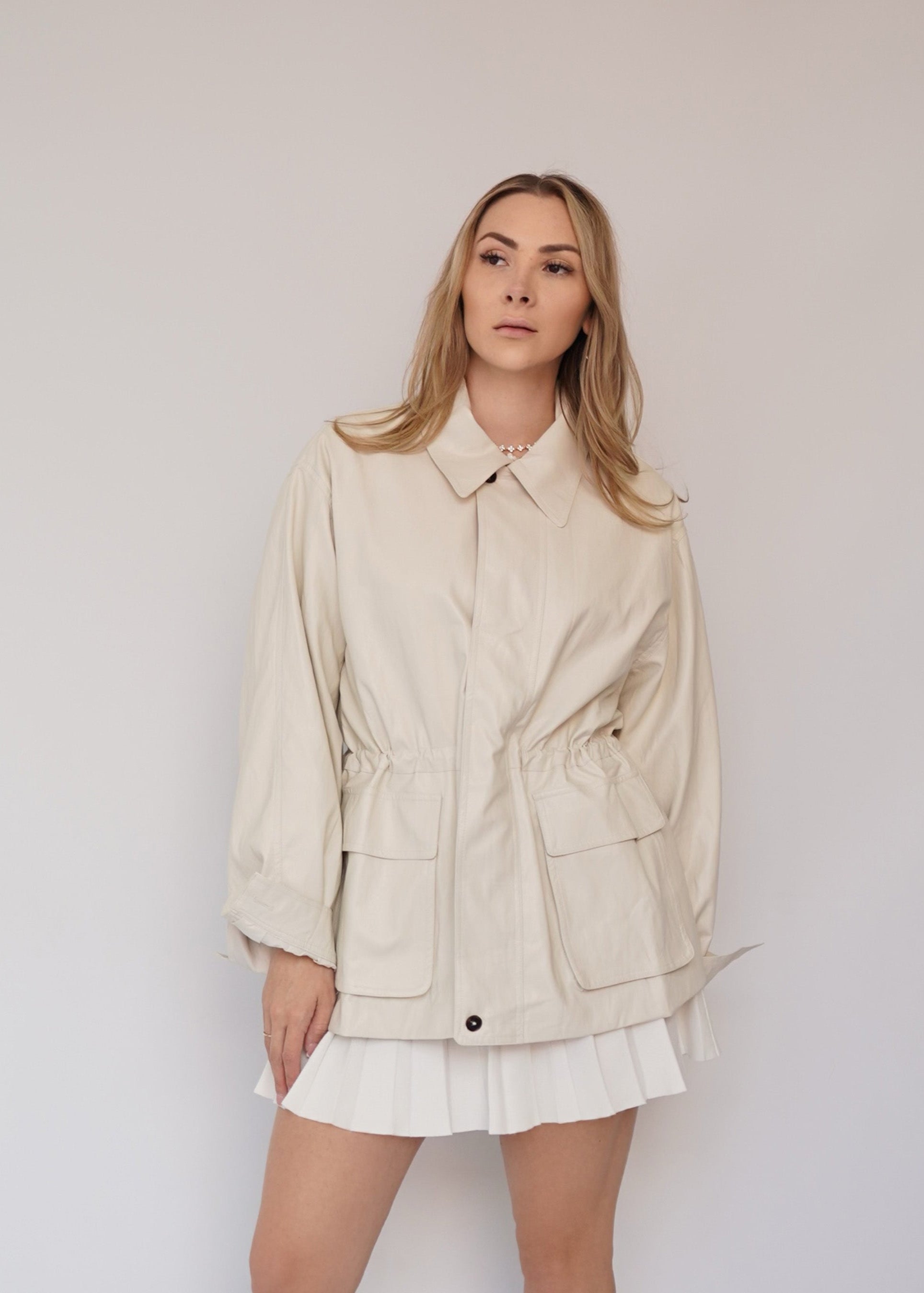 Leder Jacke