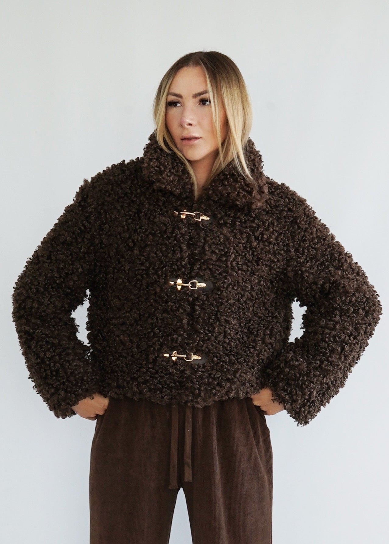 Teddy Crop Jacke