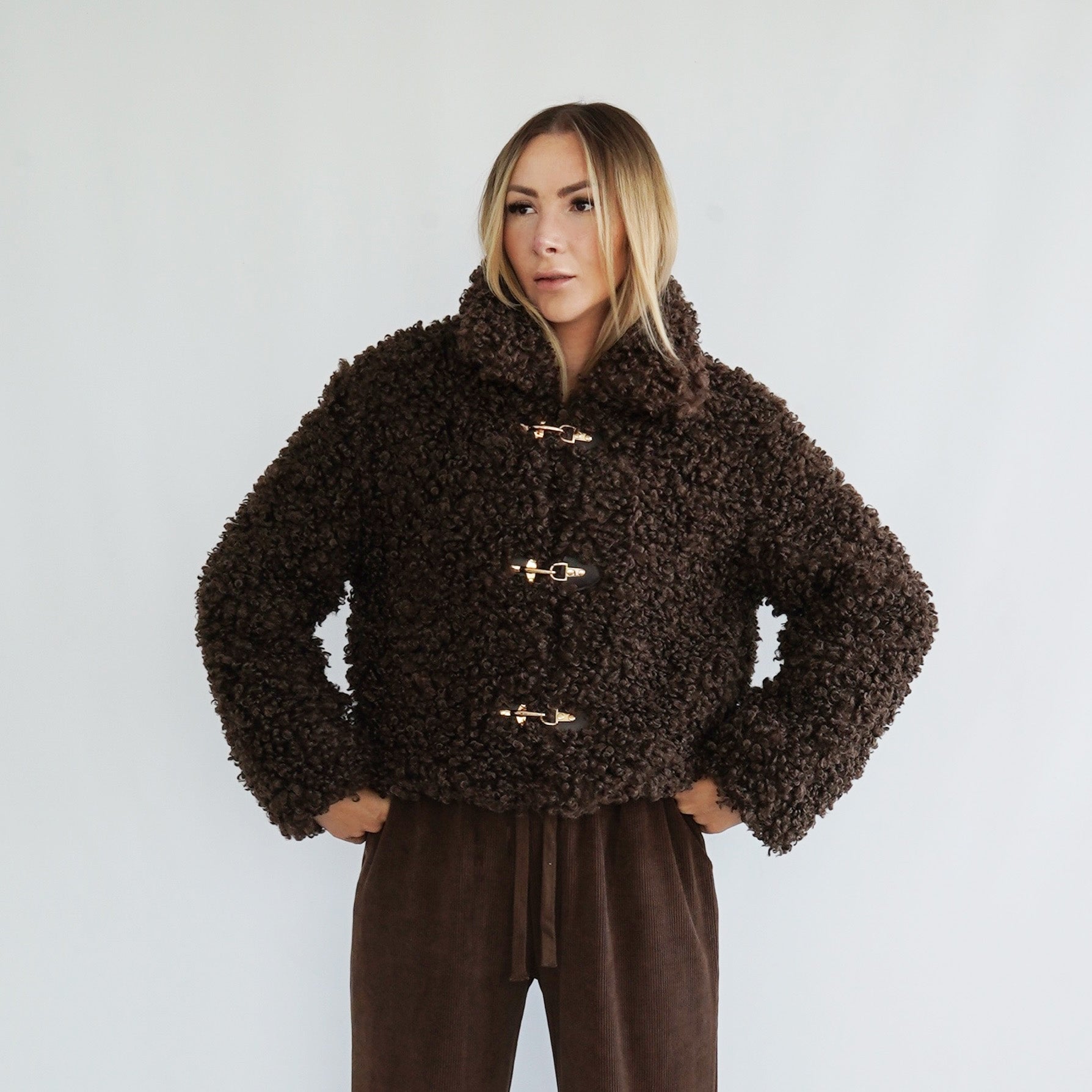 Teddy Crop Jacke