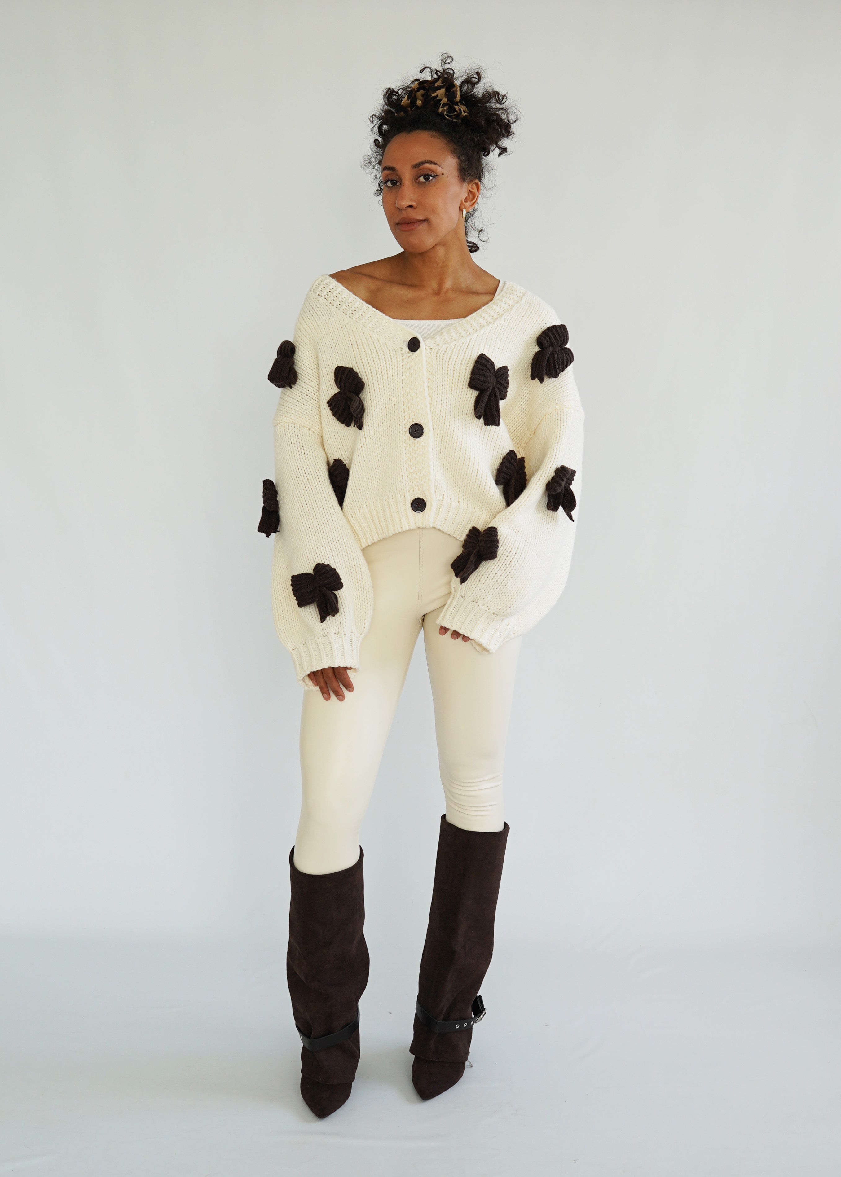 Schleifen Cardigan